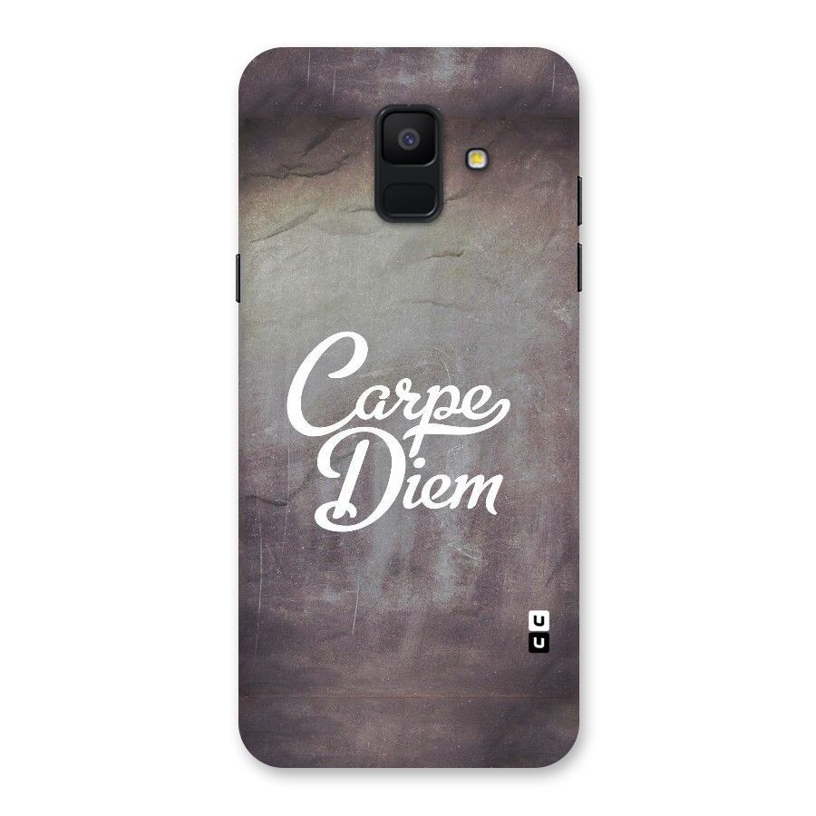 Carpe Diem Rugged Back Case for Galaxy A6 (2018)