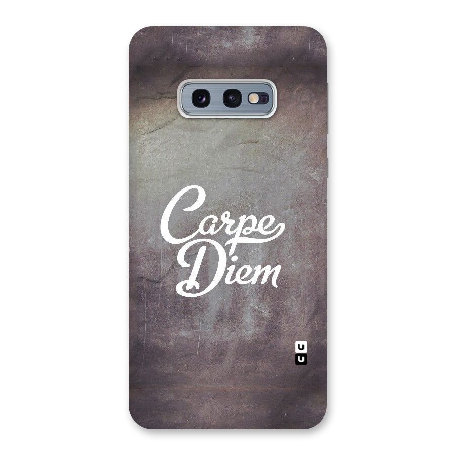 Carpe Diem Rugged Back Case for Galaxy S10e