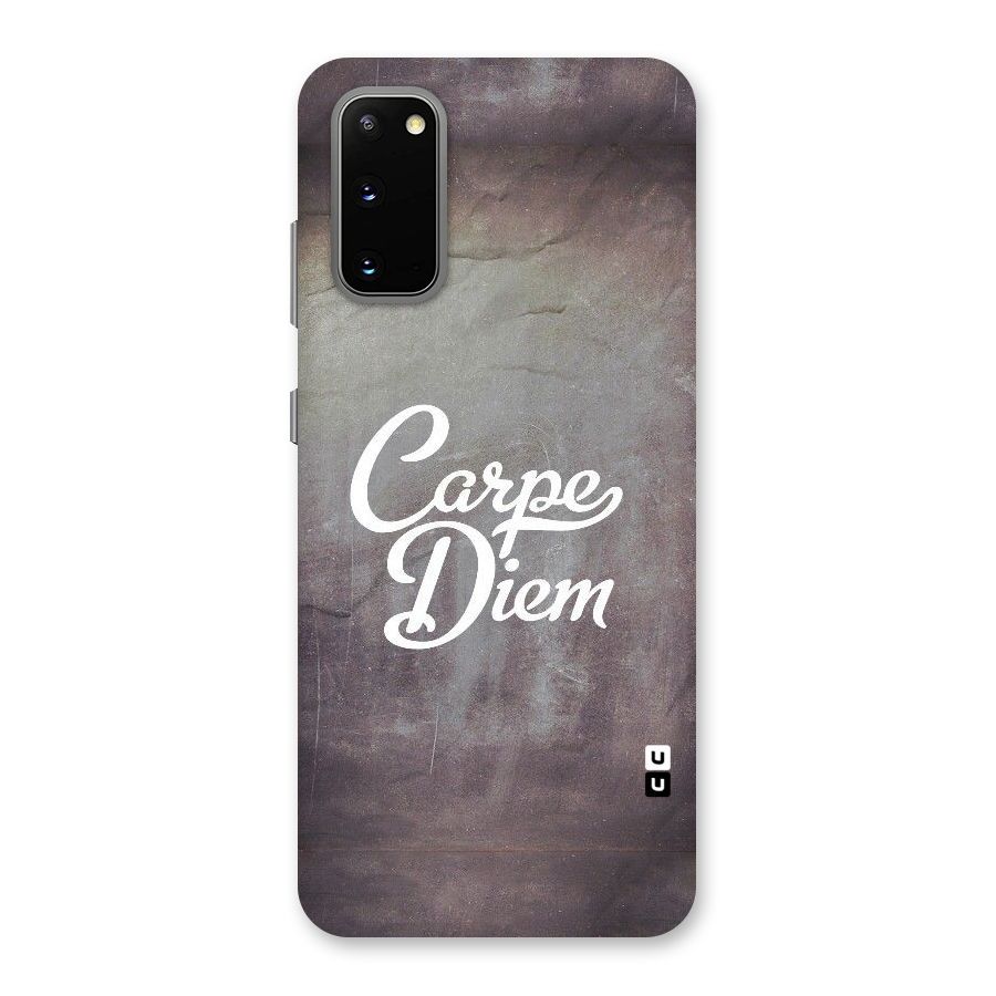 Carpe Diem Rugged Back Case for Galaxy S20