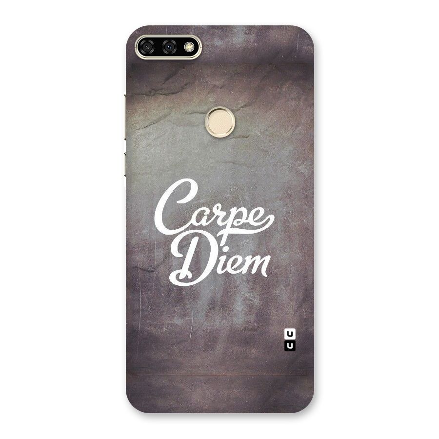 Carpe Diem Rugged Back Case for Honor 7A