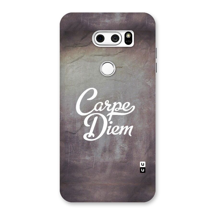 Carpe Diem Rugged Back Case for LG V30