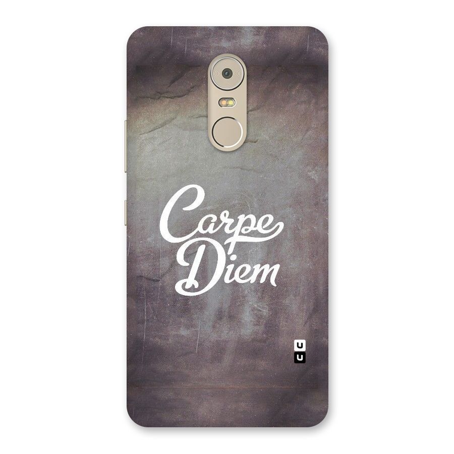 Carpe Diem Rugged Back Case for Lenovo K6 Note