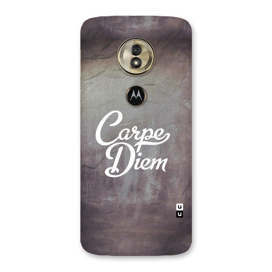 Carpe Diem Rugged Back Case for Moto G6 Play