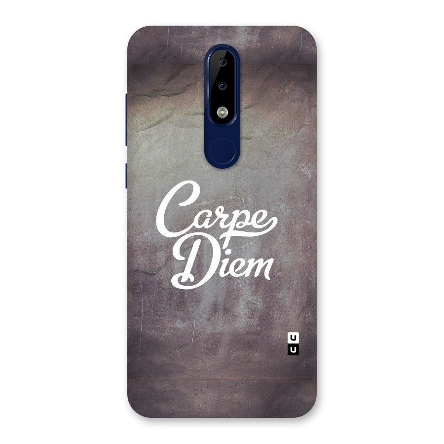Carpe Diem Rugged Back Case for Nokia 5.1 Plus