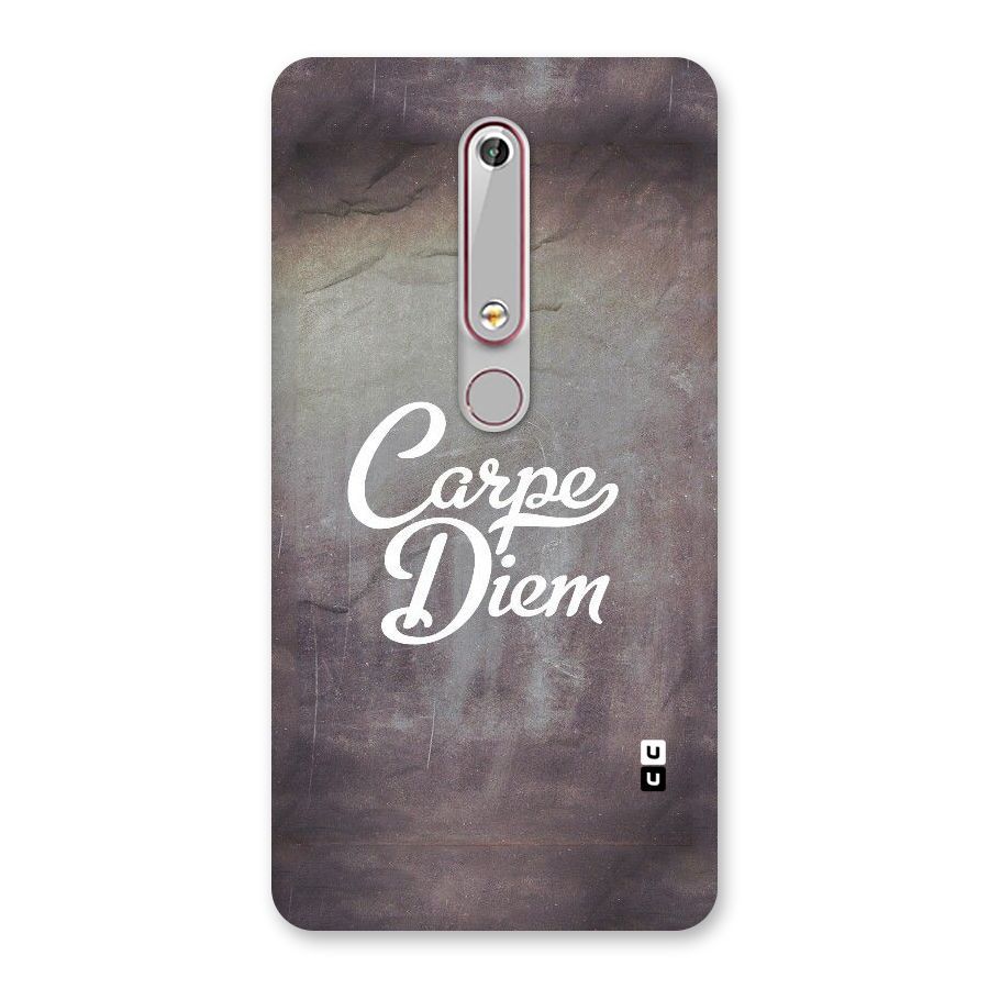 Carpe Diem Rugged Back Case for Nokia 6.1