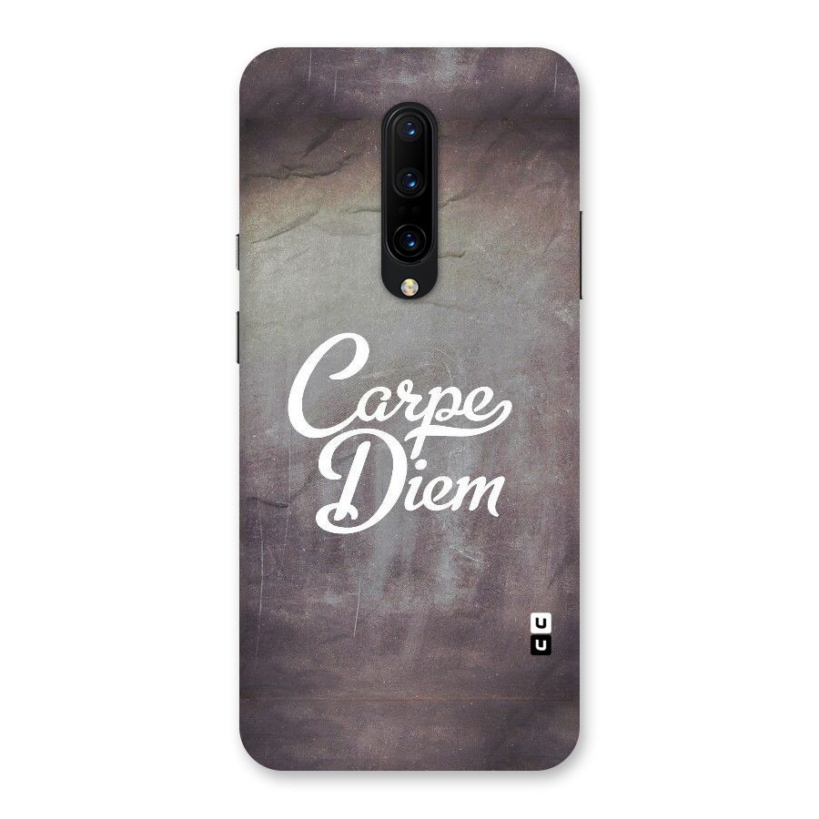Carpe Diem Rugged Back Case for OnePlus 7 Pro