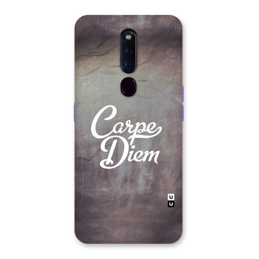 Carpe Diem Rugged Back Case for Oppo F11 Pro