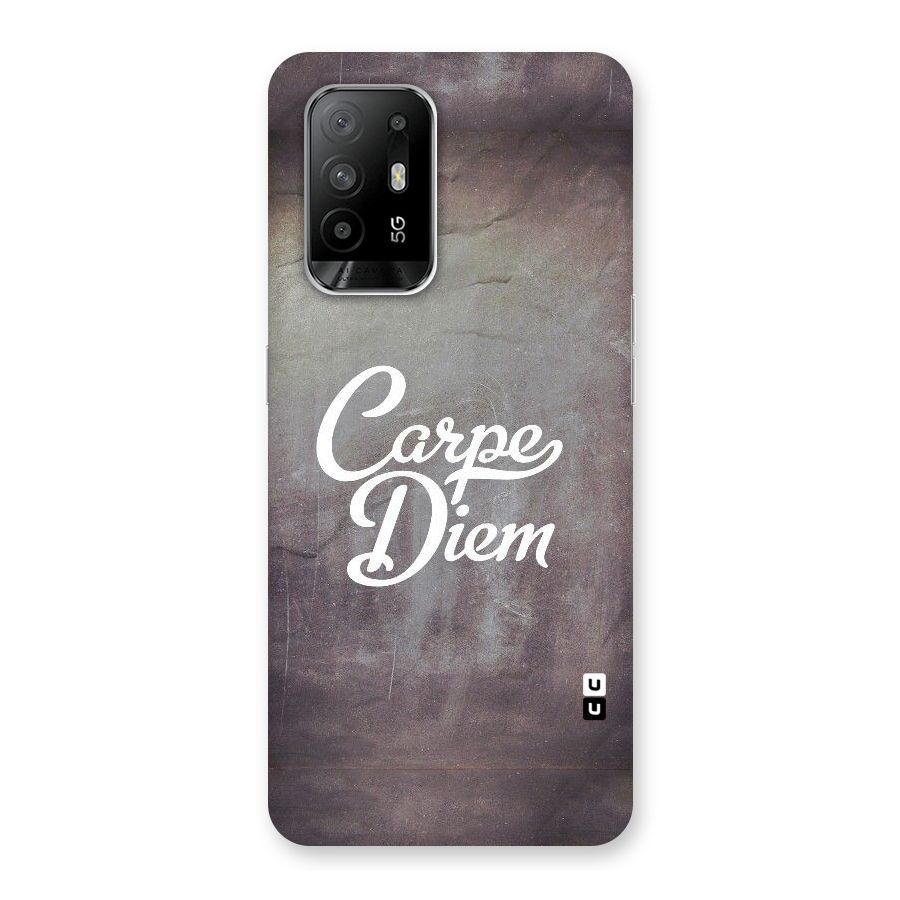 Carpe Diem Rugged Back Case for Oppo F19 Pro Plus 5G