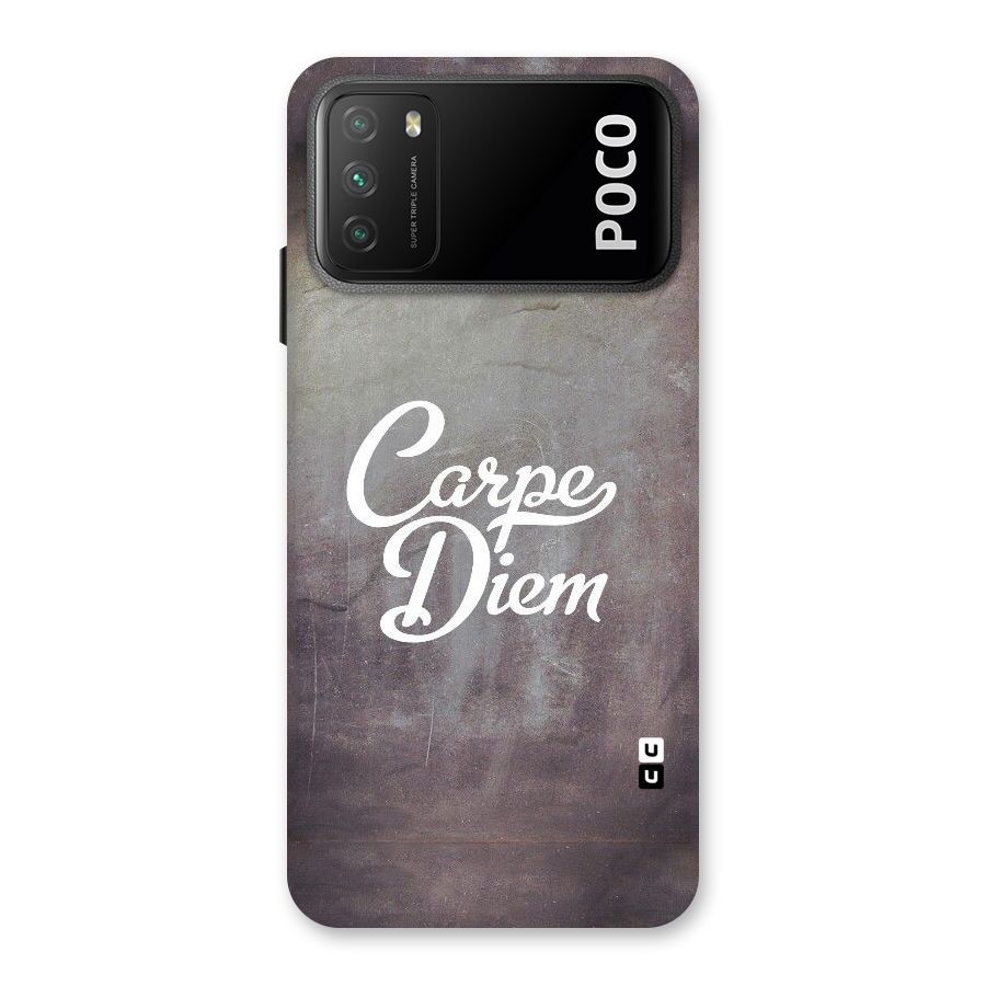 Carpe Diem Rugged Back Case for Poco M3