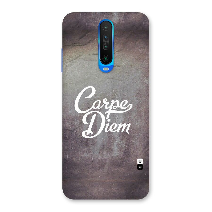 Carpe Diem Rugged Back Case for Poco X2
