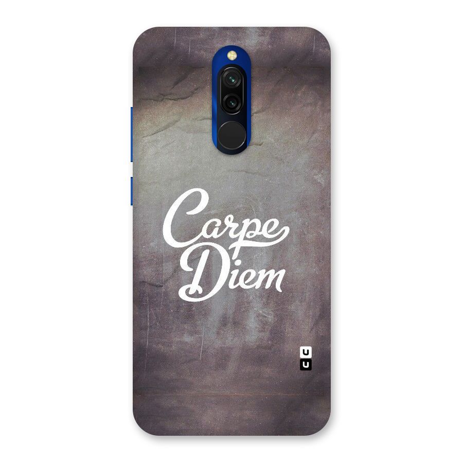 Carpe Diem Rugged Back Case for Redmi 8