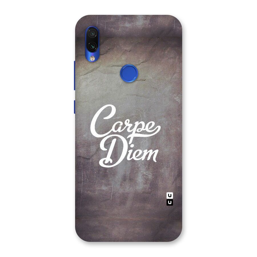 Carpe Diem Rugged Back Case for Redmi Note 7S