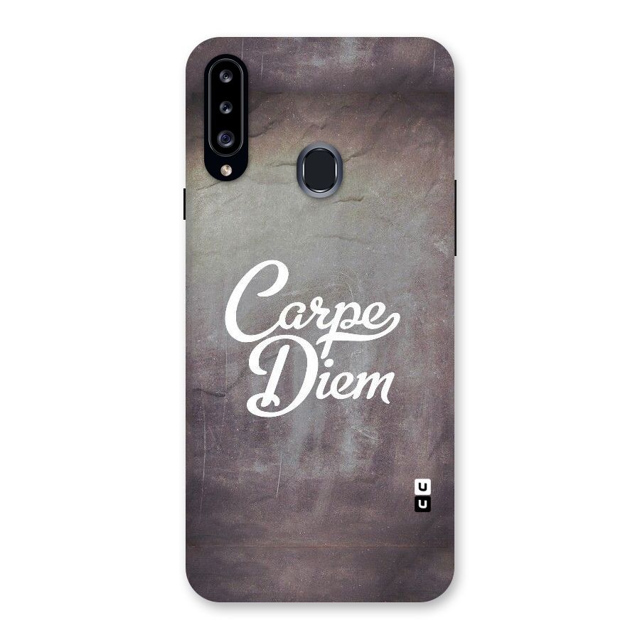 Carpe Diem Rugged Back Case for Samsung Galaxy A20s