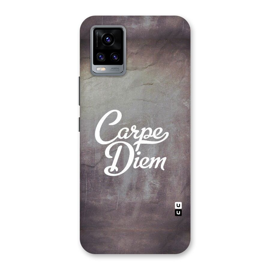 Carpe Diem Rugged Back Case for Vivo V20