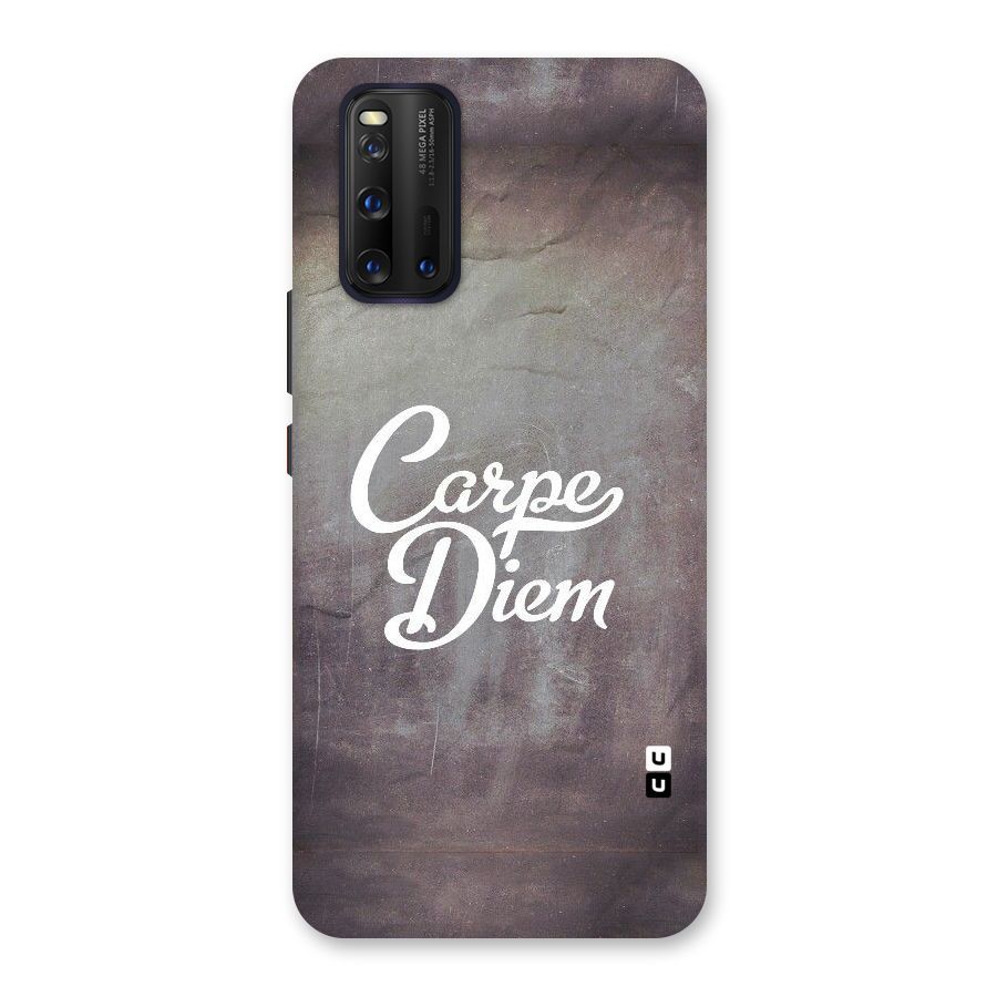 Carpe Diem Rugged Back Case for Vivo iQOO 3