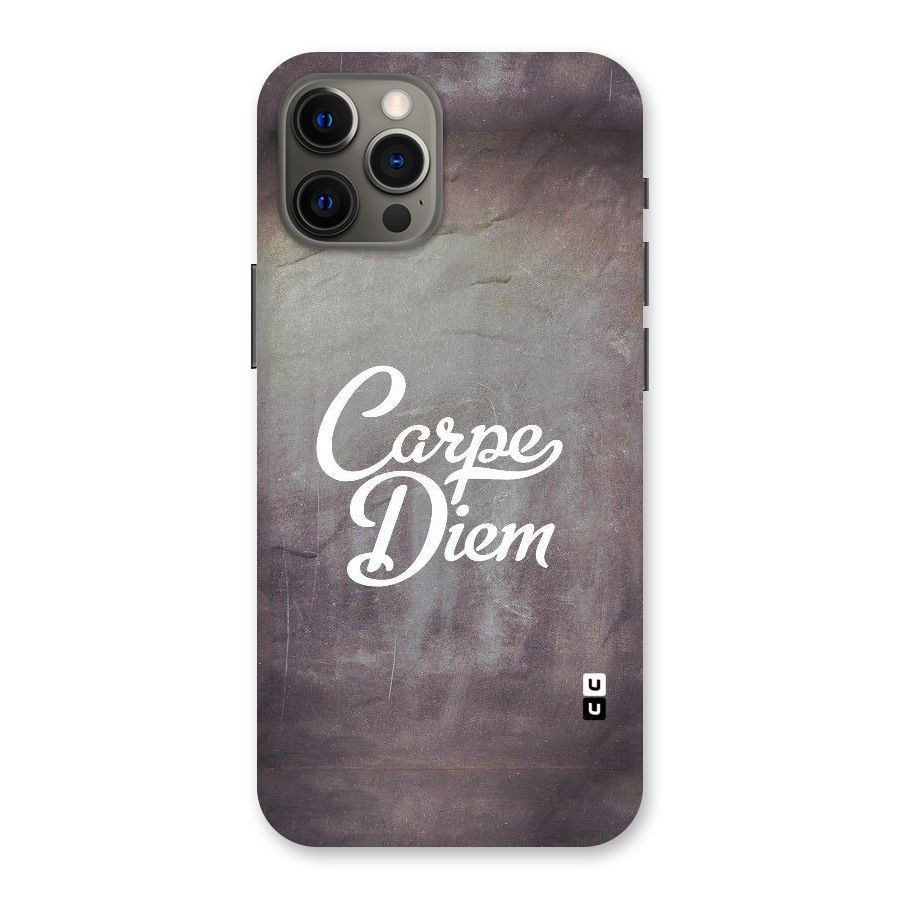 Carpe Diem Rugged Back Case for iPhone 12 Pro Max