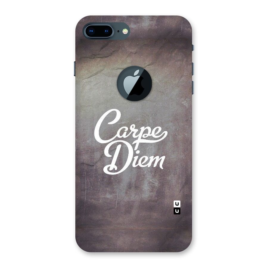 Carpe Diem Rugged Back Case for iPhone 7 Plus Logo Cut