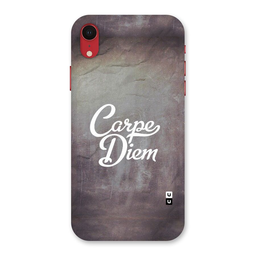 Carpe Diem Rugged Back Case for iPhone XR