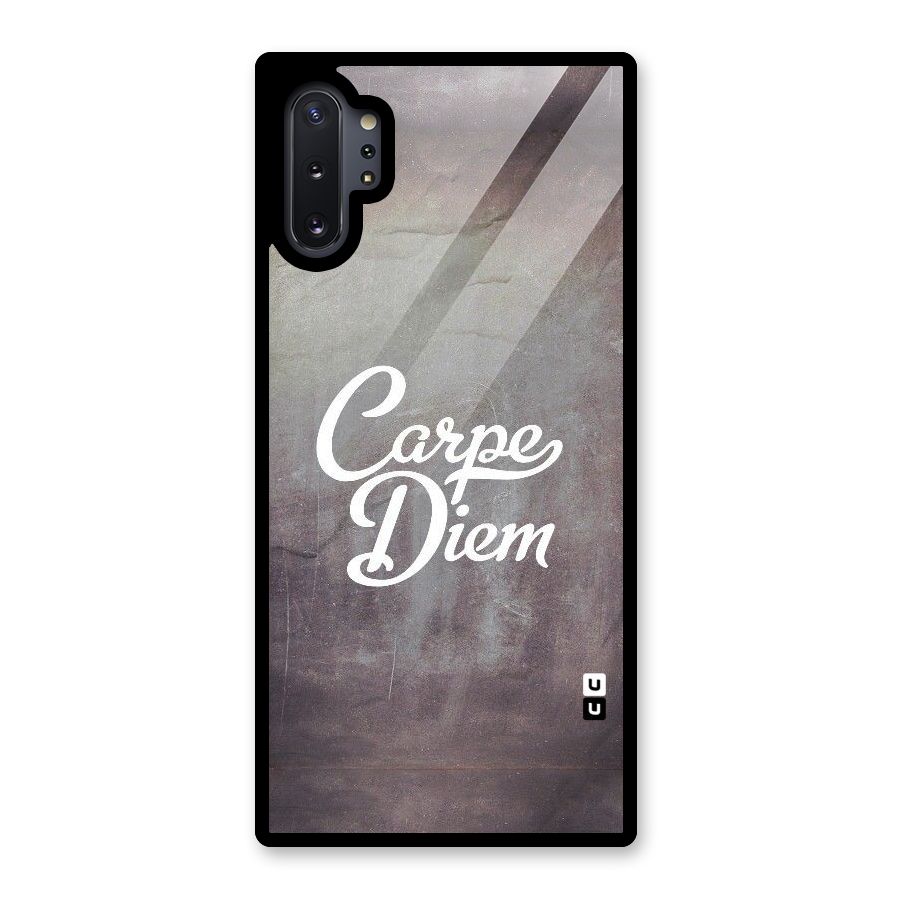 Carpe Diem Rugged Glass Back Case for Galaxy Note 10 Plus