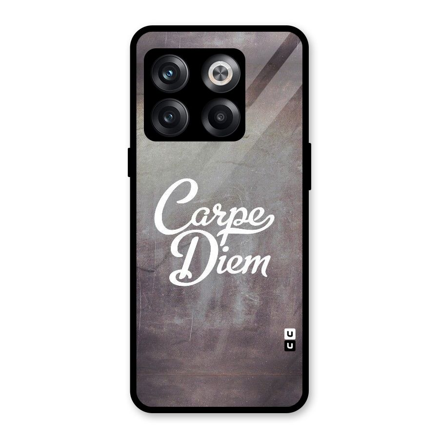Carpe Diem Rugged Glass Back Case for OnePlus 10T
