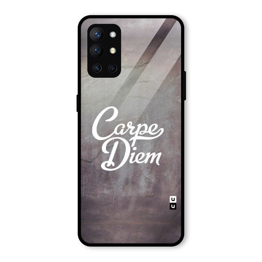 Carpe Diem Rugged Glass Back Case for OnePlus 9R