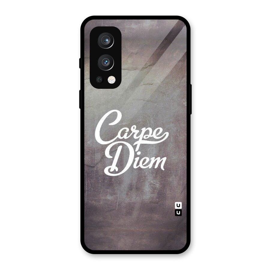 Carpe Diem Rugged Glass Back Case for OnePlus Nord 2 5G