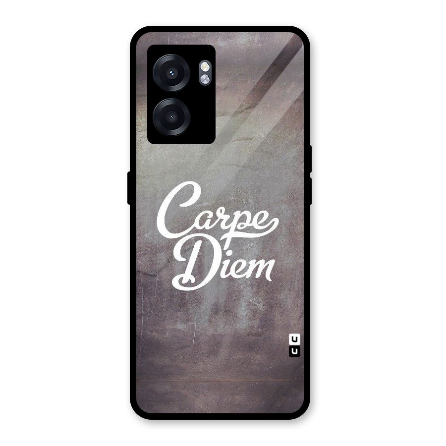 Carpe Diem Rugged Glass Back Case for Oppo K10 (5G)
