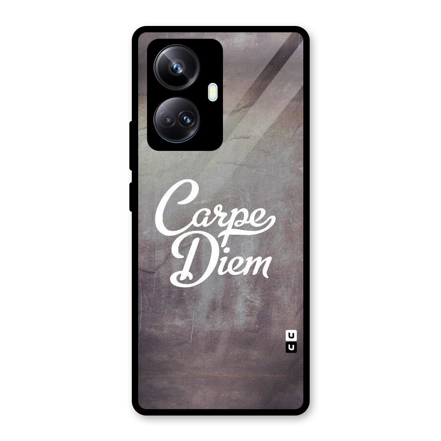 Carpe Diem Rugged Glass Back Case for Realme 10 Pro Plus