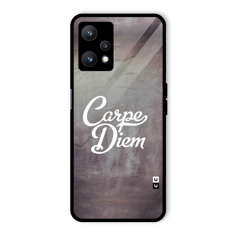 Carpe Diem Rugged Glass Back Case for Realme 9 Pro 5G