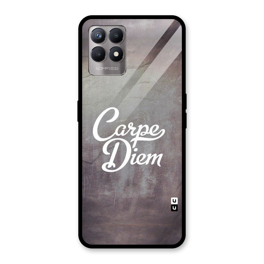 Carpe Diem Rugged Glass Back Case for Realme Narzo 50