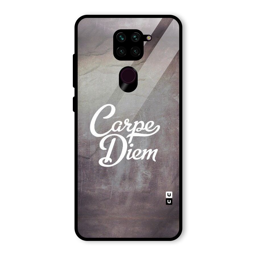 Carpe Diem Rugged Glass Back Case for Redmi Note 9