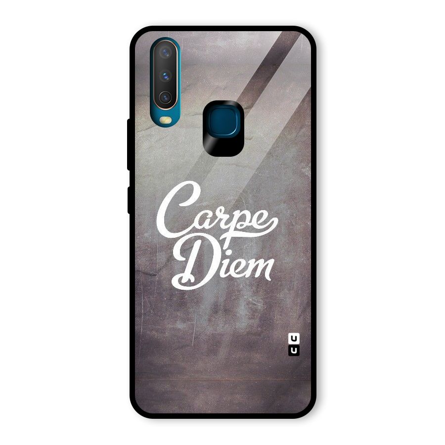 Carpe Diem Rugged Glass Back Case for Vivo U10