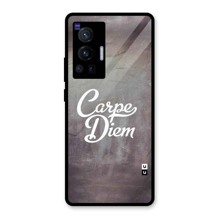Carpe Diem Rugged Glass Back Case for Vivo X70 Pro