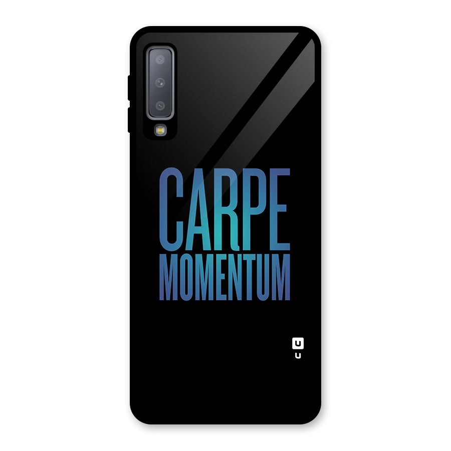 Carpe Momentum Glass Back Case for Galaxy A7 (2018)