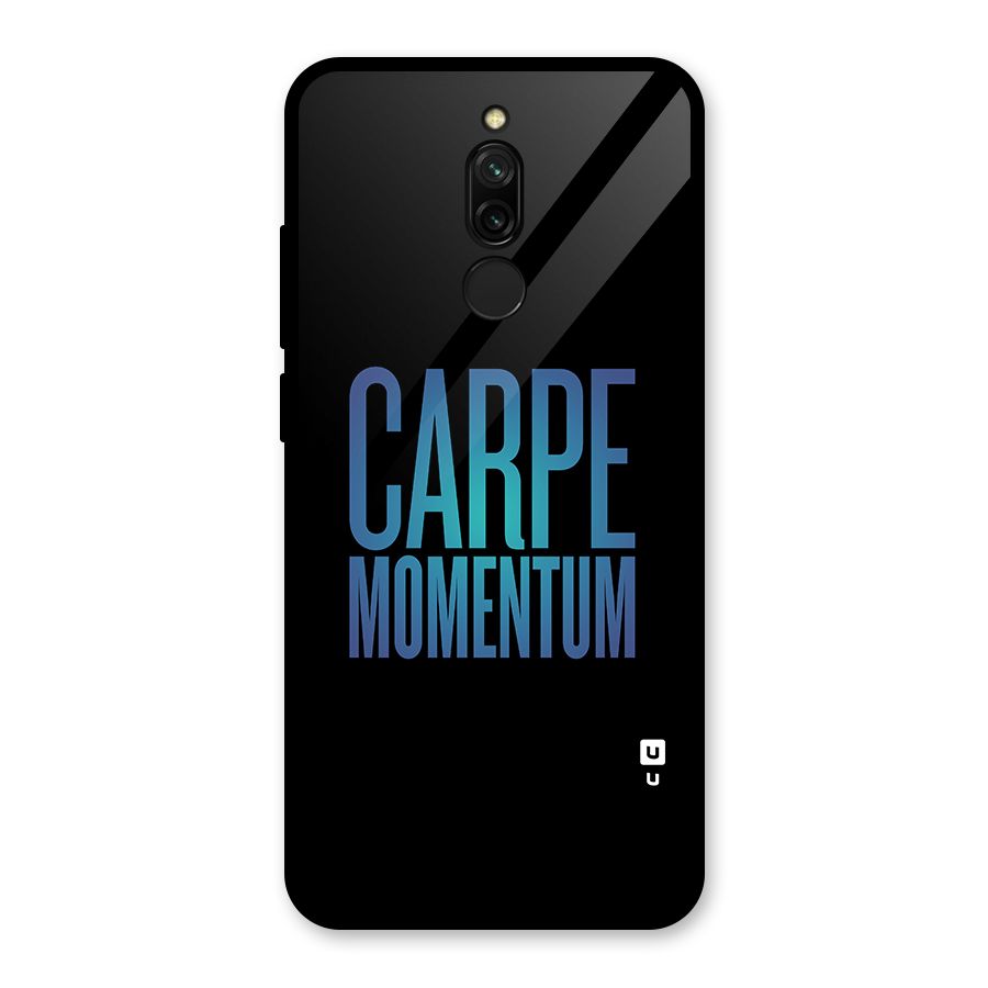 Carpe Momentum Glass Back Case for Redmi 8