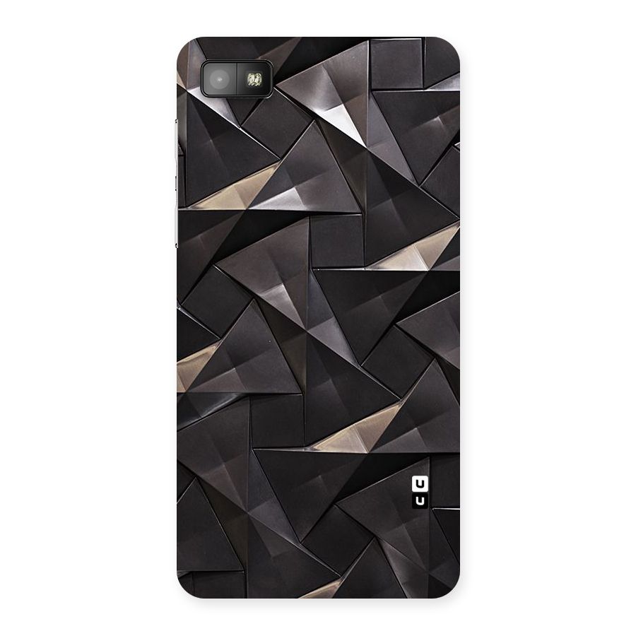 Carved Triangles Back Case for Blackberry Z10
