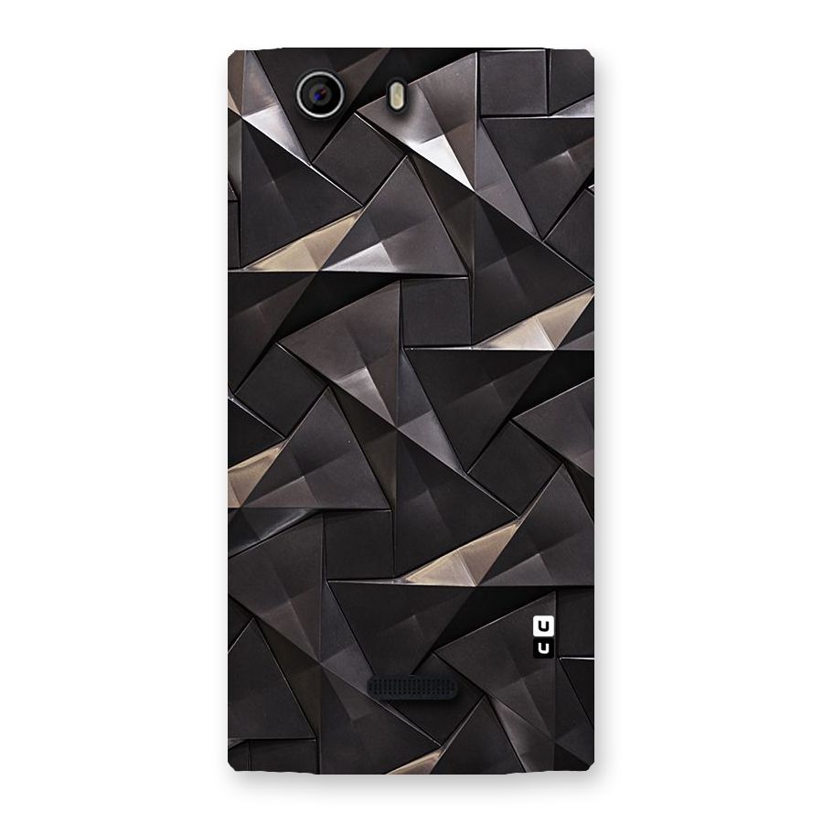 Carved Triangles Back Case for Canvas Nitro 2 E311