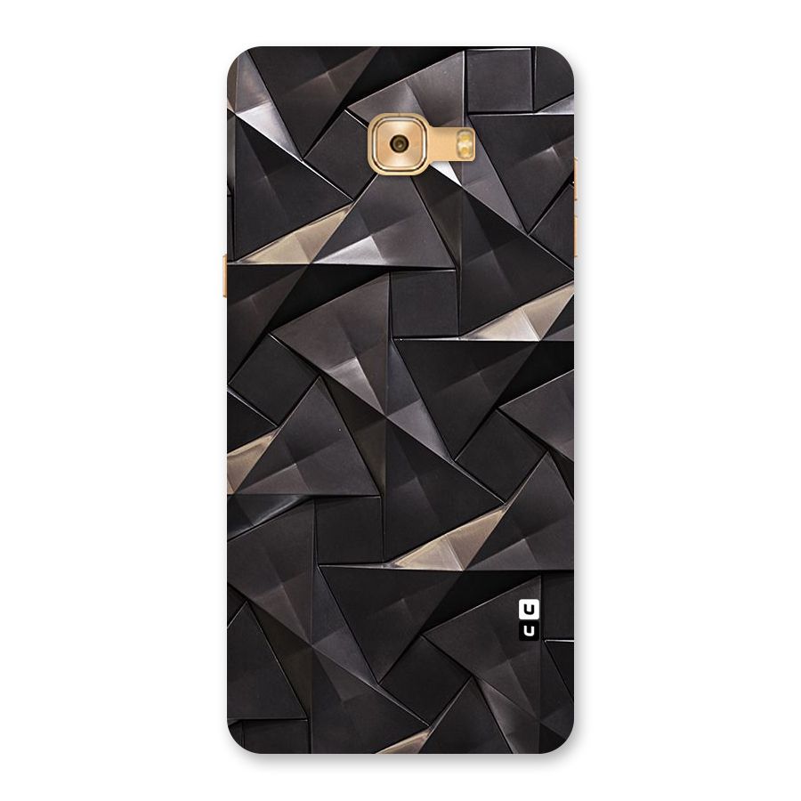 Carved Triangles Back Case for Galaxy C9 Pro
