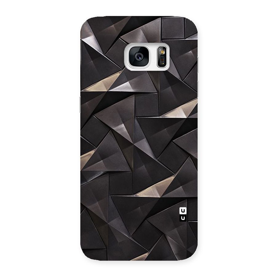 Carved Triangles Back Case for Galaxy S7 Edge