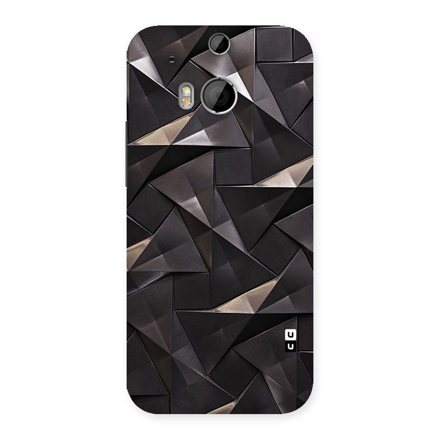 Carved Triangles Back Case for HTC One M8