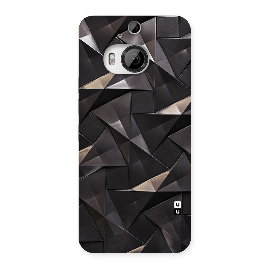 Carved Triangles Back Case for HTC One M9 Plus
