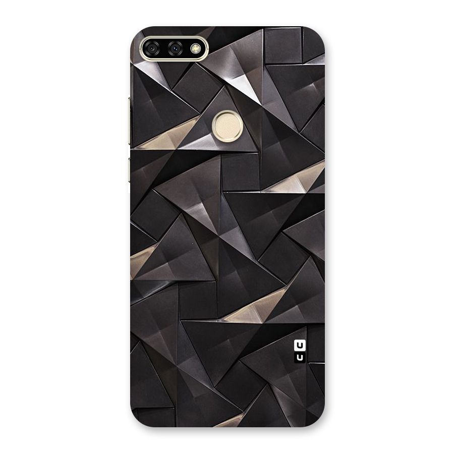 Carved Triangles Back Case for Honor 7A