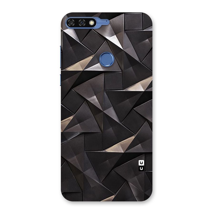 Carved Triangles Back Case for Honor 7C