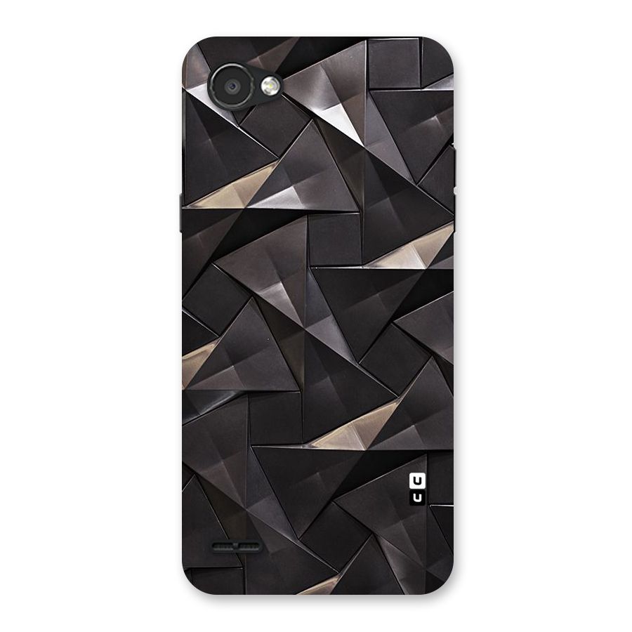 Carved Triangles Back Case for LG Q6