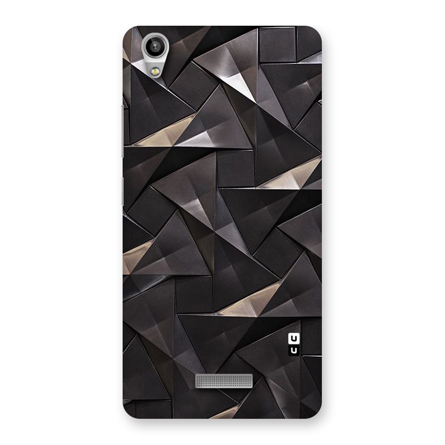 Carved Triangles Back Case for Lava-Pixel-V1