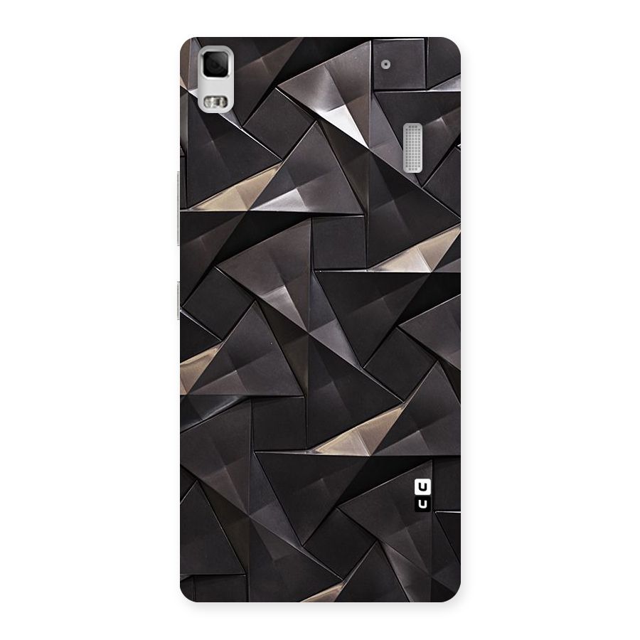Carved Triangles Back Case for Lenovo K3 Note