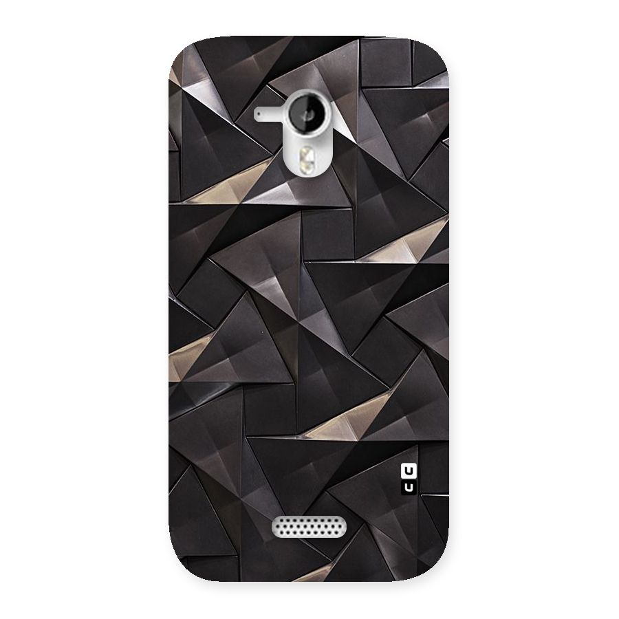 Carved Triangles Back Case for Micromax Canvas HD A116
