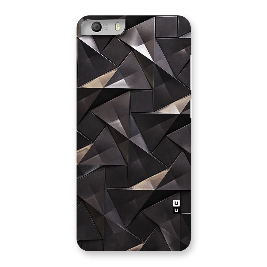 Carved Triangles Back Case for Micromax Canvas Knight 2