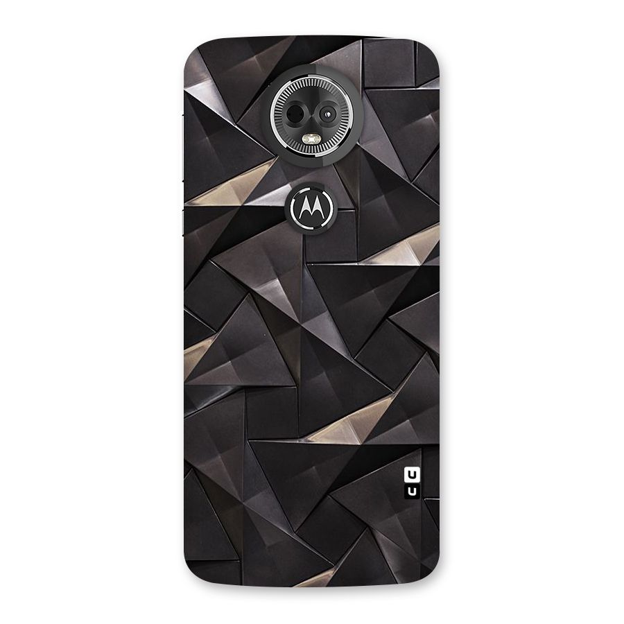 Carved Triangles Back Case for Moto E5 Plus