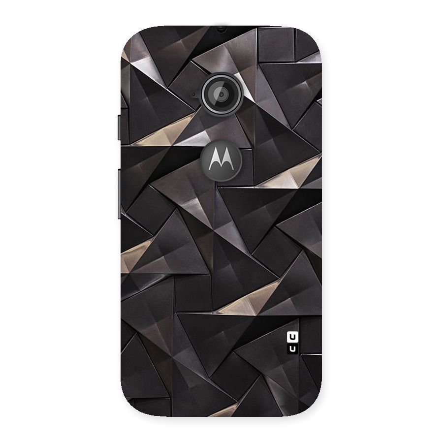 Carved Triangles Back Case for Moto E 2nd Gen